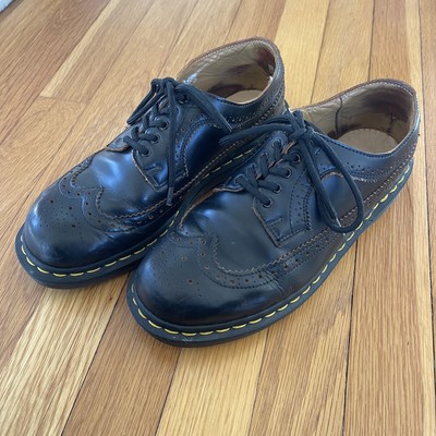 Dr. Doc Martens England 3989 Brogue Leather Wingtips Womens Shoes UK 4 US 6 Vtg