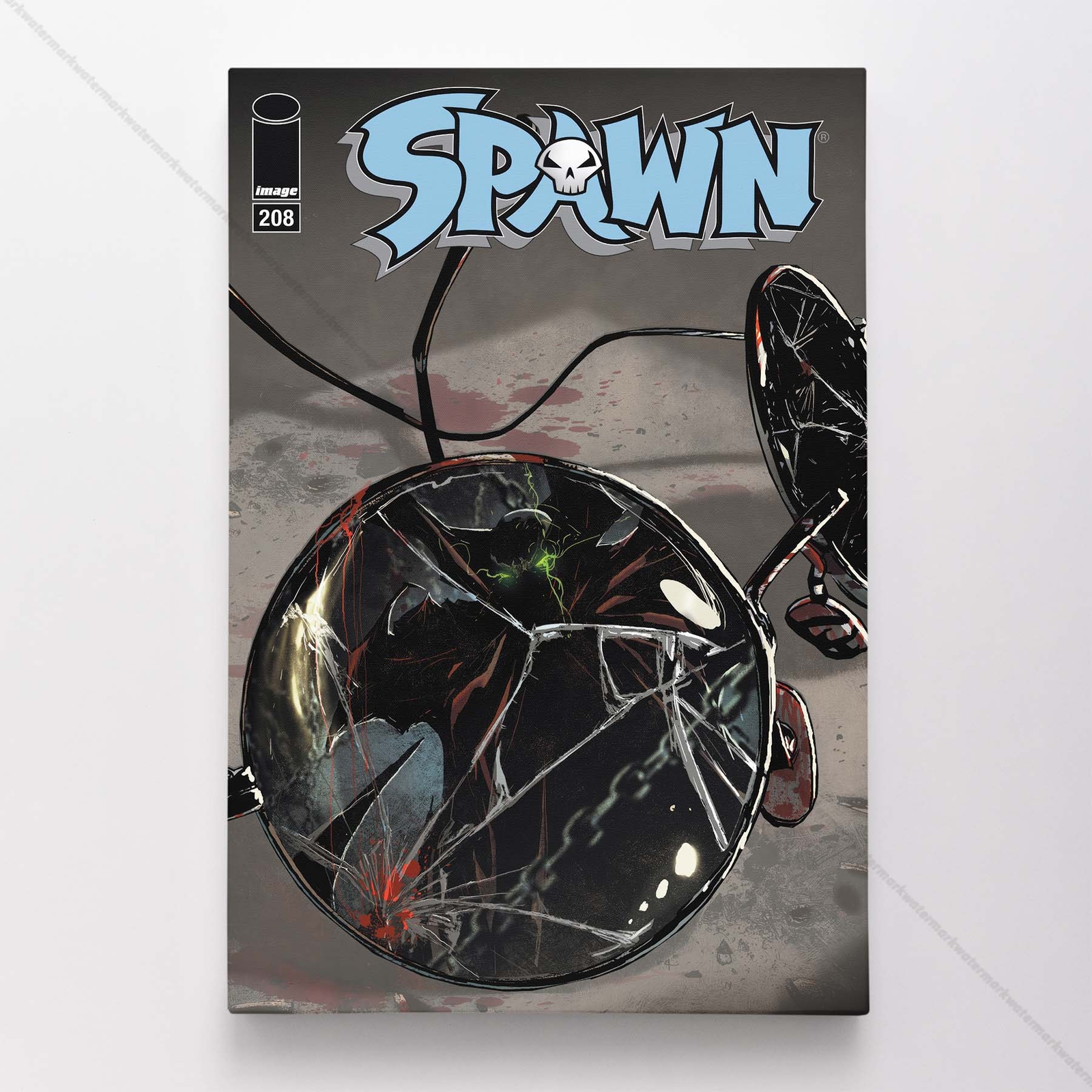Spawn 208 Poster Canvas Comic Book Cover Art Print #A