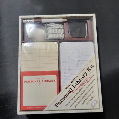Personal Library Kit, Accessory by Knock Knock, Brand New, Free shipping in t...