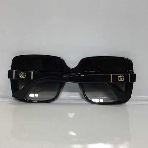 Pre-owned Gucci Gg0632sa 001 Black Plastic Woman Sunglasses