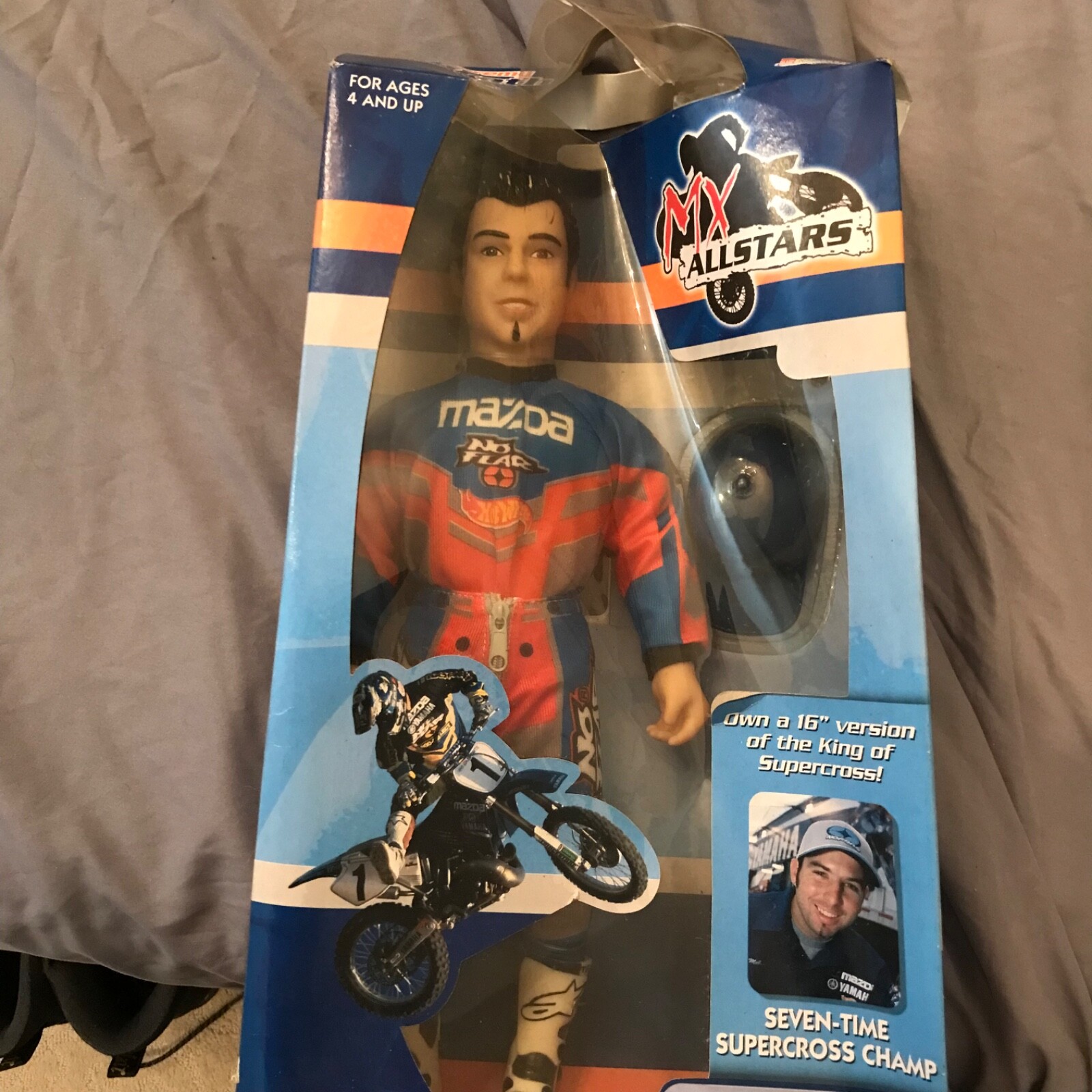MXS  JEREMY MCGRATH　モトクロスフィギア Max Steel JEREMY MCGRATH Extreme Motocross No Fear Mazda