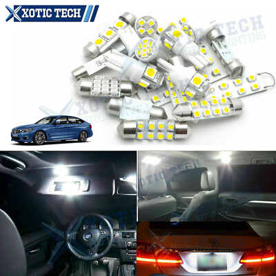 15X Pure White LED Interior Light Package Kit + Tool For BMW 3 Series E90 E92 M3
