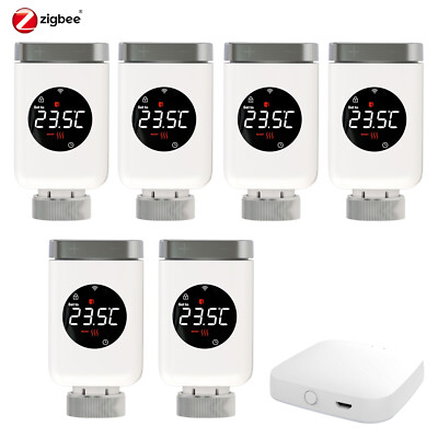 MOES Smart Thermostat Heizkörperventil Zigbee Heizungsthermostat Alexa Google