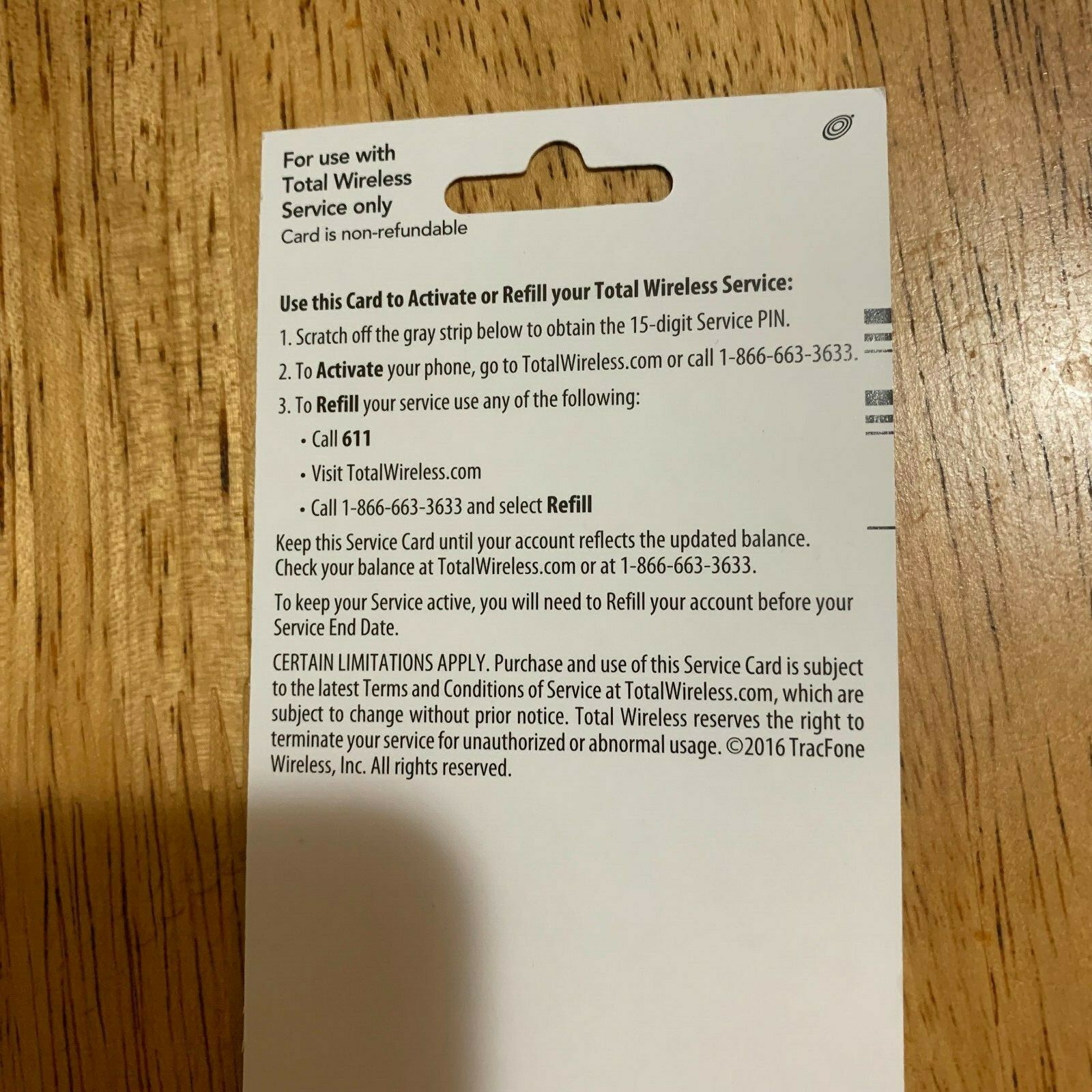 $25 TOTAL WIRELESS FAST > INSTANT REFILL DIRECT TO YOUR PHONE NUMBER