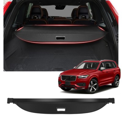 Trunk Cargo Cover For Volvo XC90 2016-2024 Retractable Security Shield Cover