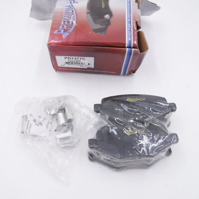 Premium Plus PD1377C Rear Brake Pads fits 2011-2015 Ford Edge Hardware Included