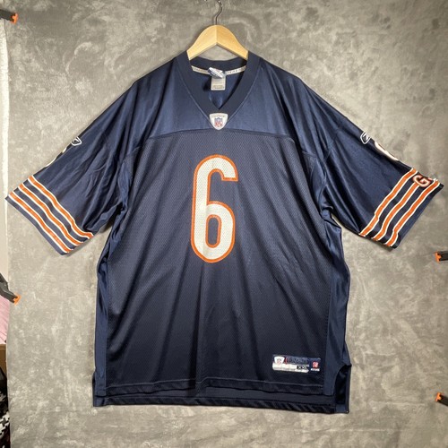 Reebok Chicago Bears Jersey Mens 2XL Blue JAY CUTLER #6 NFL