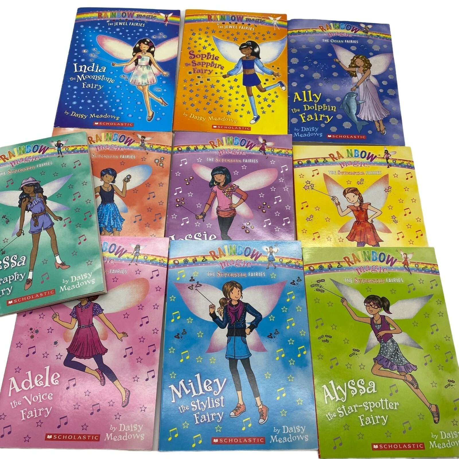 Rainbow Magic Fairy chapter books lot scholastic 10 books | eBay