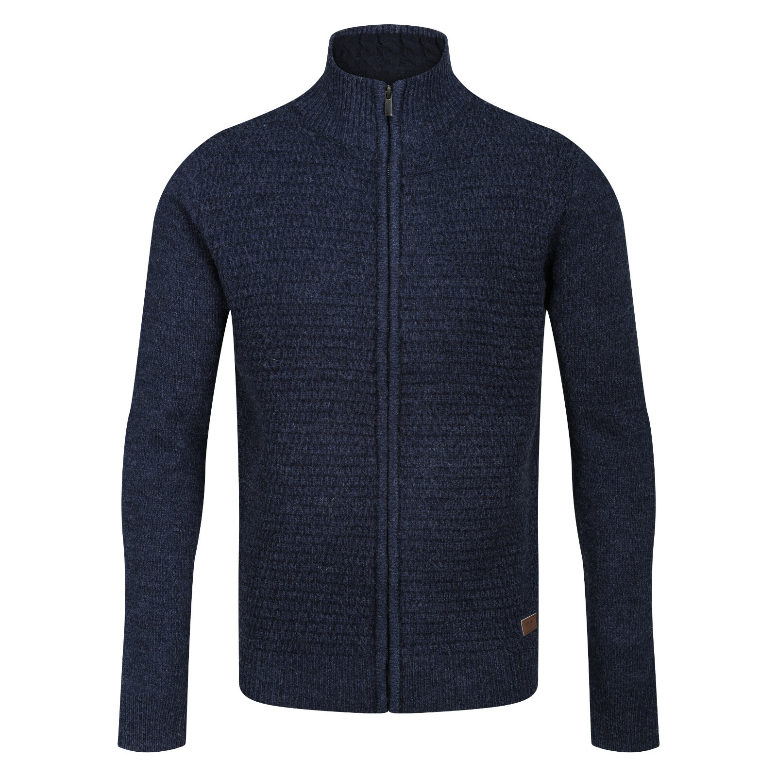 mens chunky knit zip up cardigan