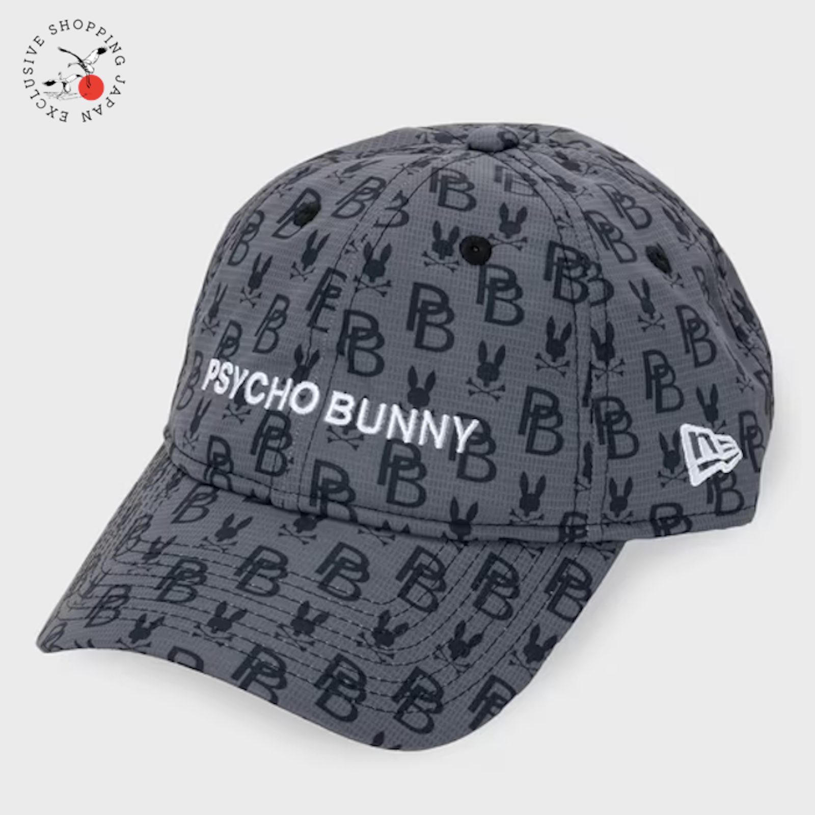 NEW ERA×Psycho Bunny 9FIFTY Mesh Cap Men's Mesh Black Free