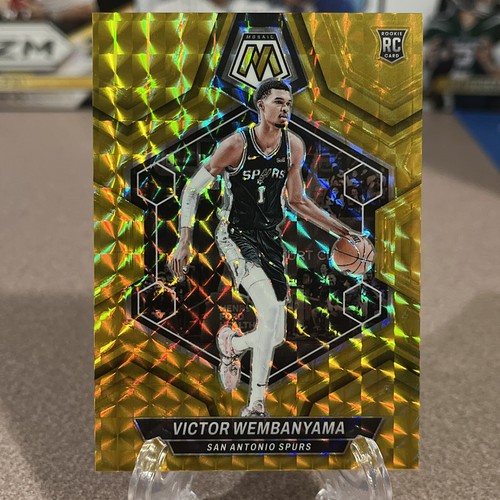 2023-24 Panini Mosaic Victor Wembanyama NBA True Rookie Gold 2023-24 Panini Mosaic Victor Wembanyama NBA True Rookie Gold