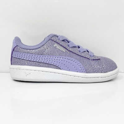 

Кроссовки Puma Girls Vikky Glitz AC 367638-04 Purple Casual Shoes Размер 5C, Фиолетовый, Vikky Glitz AC