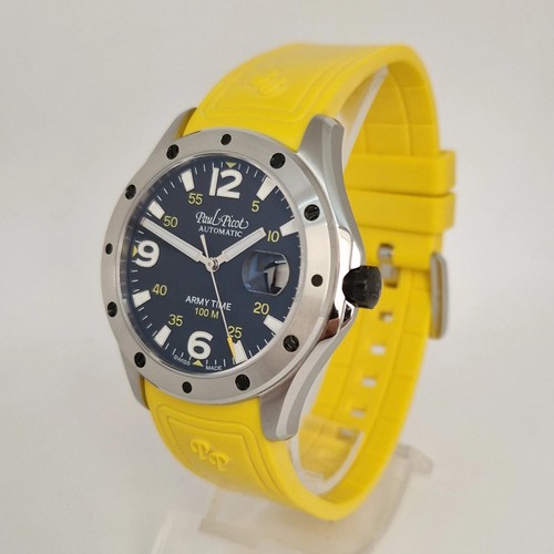 Pre-owned Paul Picot Army Time Flyingstar P9153.sg.3022.3601