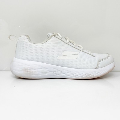 

Кроссовки Skechers Girls Go Run 600 82225L белые кроссовки размер 13, Белый, Go Run 600 Recess Chic