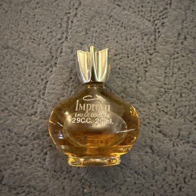 Vintage Old Coty Imprevu Eau De Cologne Perfume  29 ml Splash, Crown Top