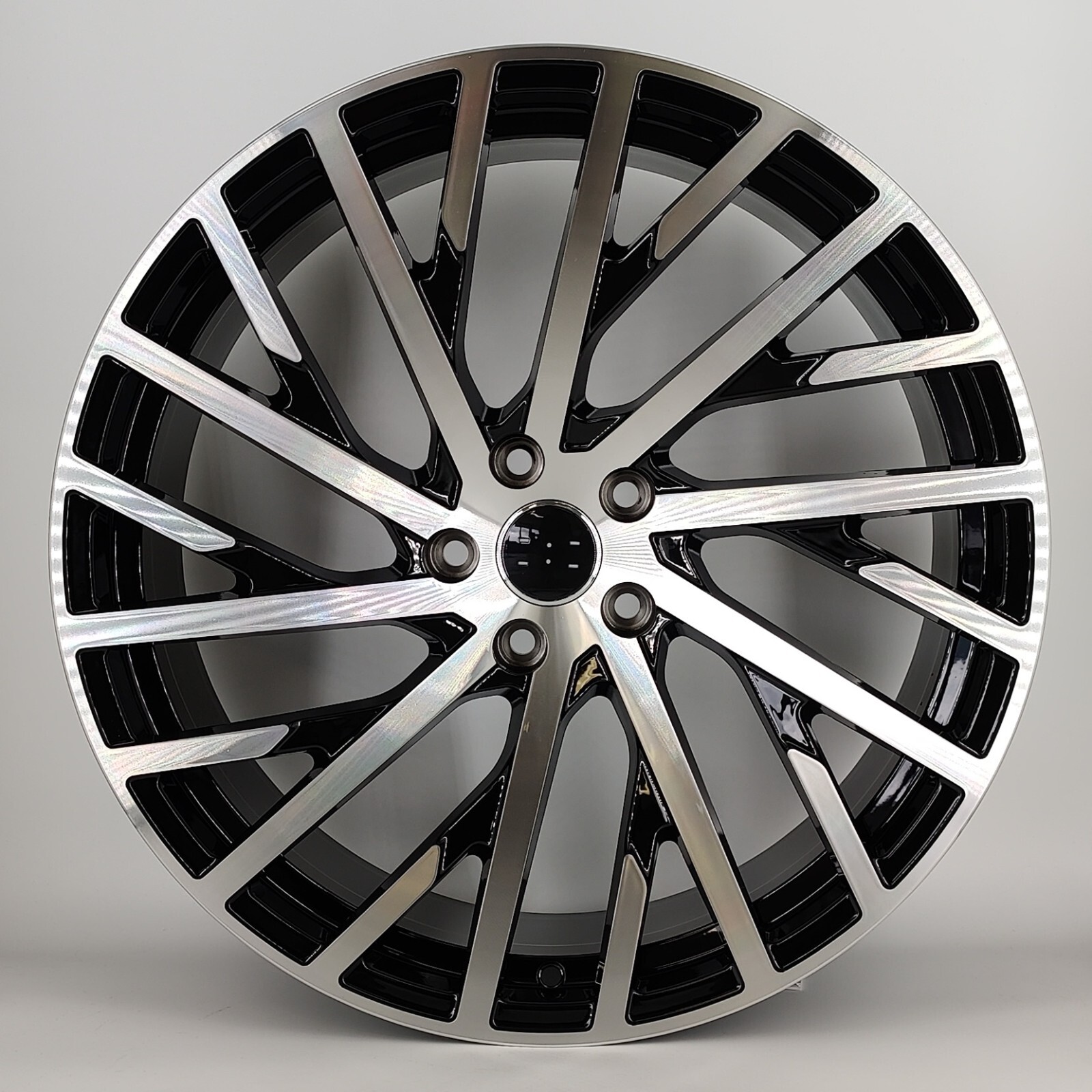 4x  19"s8 black polished  Alloy Wheels to fit Audi A5/A8/a4/a6/a7 tyres