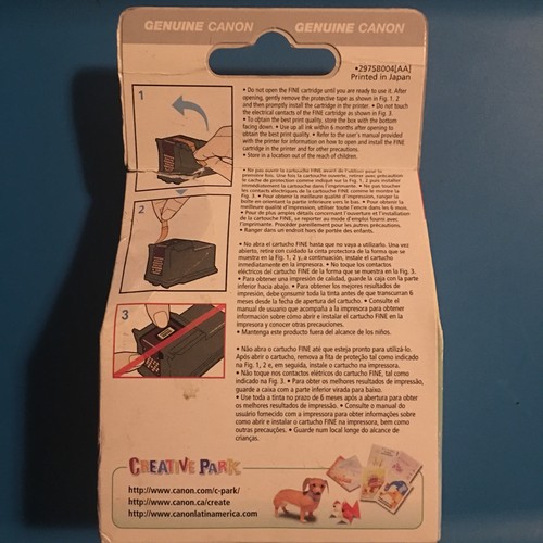 Genuine OEM Canon CL-211XL (2975B001AA) FINE Color Ink Cartridge