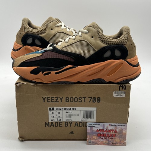 Size 8.5 - adidas Yeezy Boost 700 Enflame Amber Tan Orange