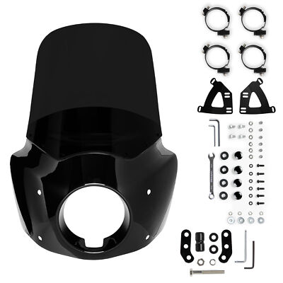 Blackout Fairing for Harley Davidson FXLRS Low Rider S 2020-2024 w/ Block, 15''