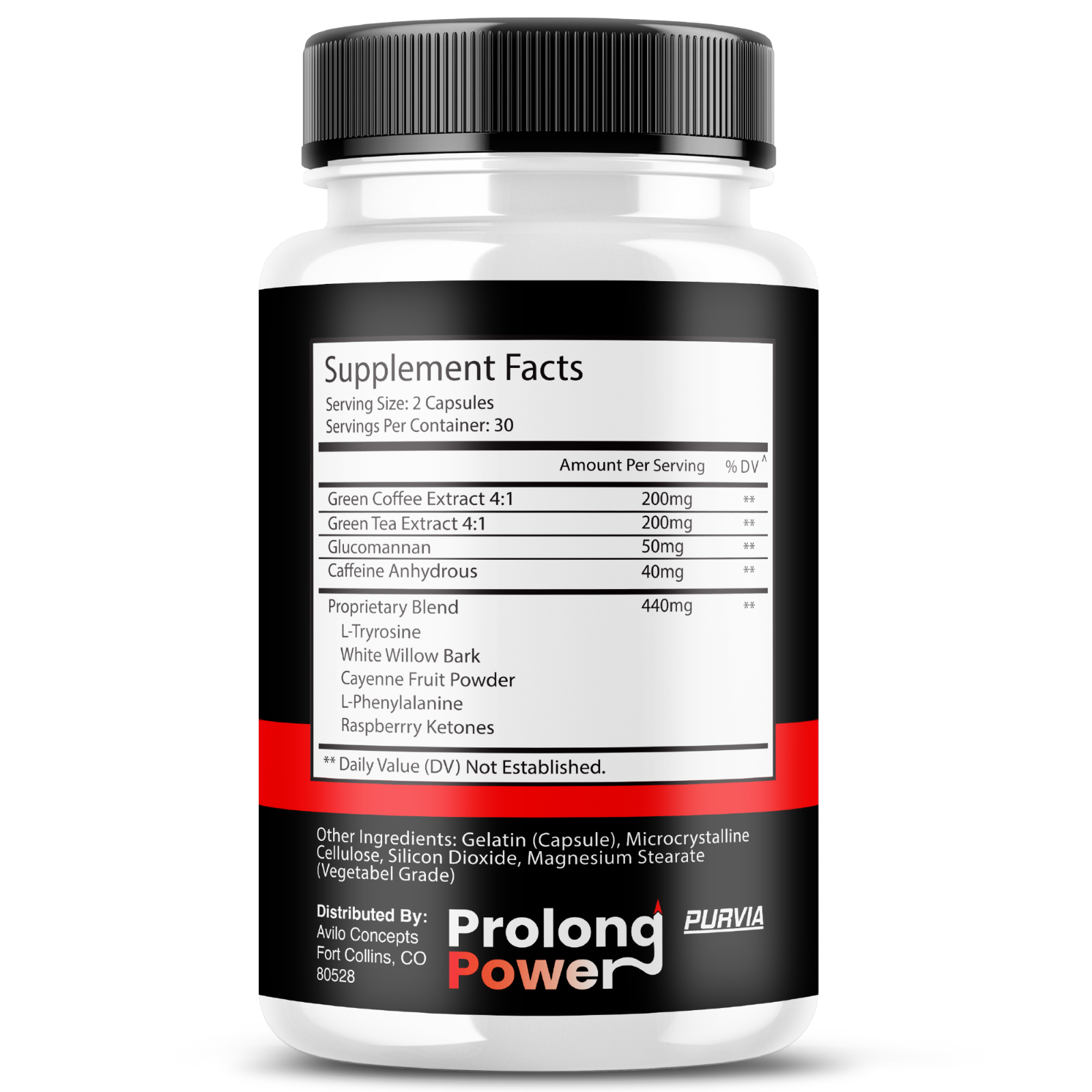 (2 Pack) Prolong Power Pills for Men Supplement Prolong Capsules Pro Long Power