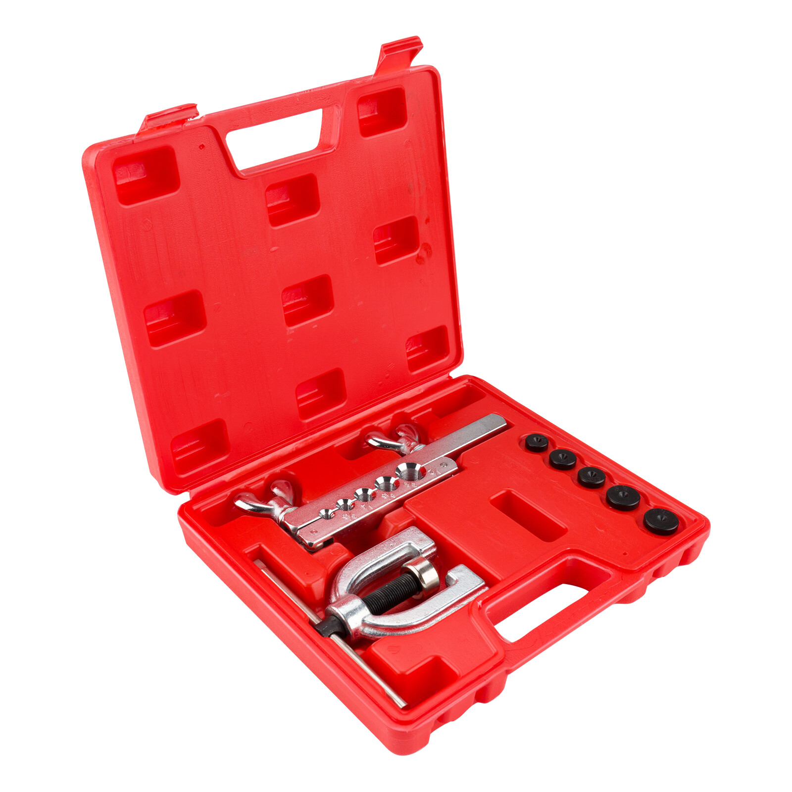 Tool Kit Tubing For Double Flaring Brake Line Car Truck Tool w/ Mini Pipe Cutter