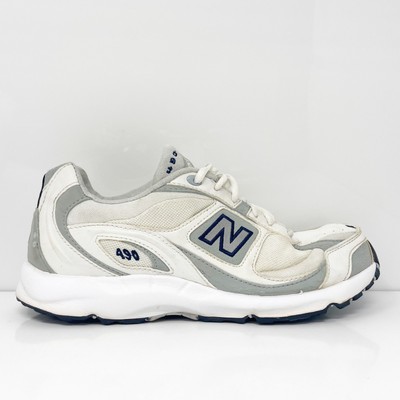 

New Balance Mens 490 CMW490GN Белая повседневная обувь Кроссовки Размер 8 D, Белый, 490