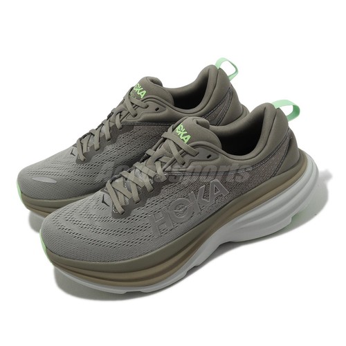 

Мужские шоссейные кроссовки Hoka Bondi 8 Sharkskin Harbour Mist Green 1123202-OHMR, Зеленый, Bondi 8