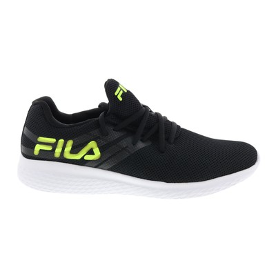 Fila Turnkey 1RM01305-016 Мужские черные парусиновые спортивные кроссовки на шнуровке