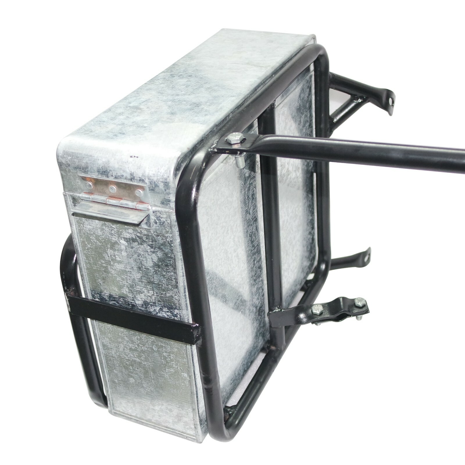 Fits Royal Enfield Classic UCE Luggage Pannier Carrier set + Case Box 
