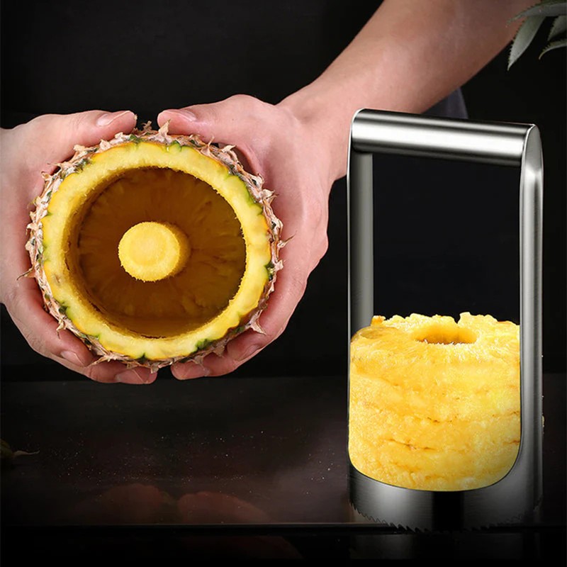 Stainless Steel Pineapple Slicer Steel Fruit Corer Peeler Cutter Kitchen Tool