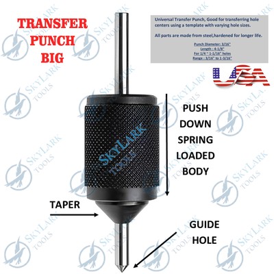 Universal Transfer Center Punch & Aligner 3-1/8'' SKYLARK TOOLS