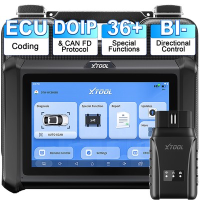 XTOOL NEWEST D7W Wireless Car Diagnostic Scanner Auto Scan Bidirectional Tool