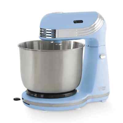 Rise by Dash RCSM200 Compact Stand Mixer 3Qt with 6 Speed, 250 W, Sky Blue