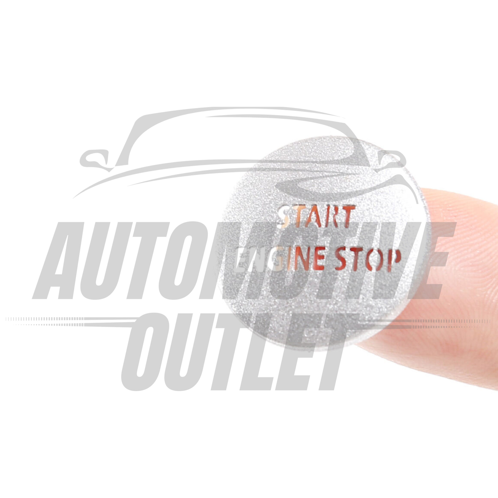 CAR ENGINE START STOP BUTTON COVER TRIM GRAY FOR LAND ROVER DISCOVERY 4 2010-13 3