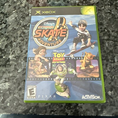 Disney's Extreme Skate Adventure Microsoft Xbox 2003 Complete with Manual CIB