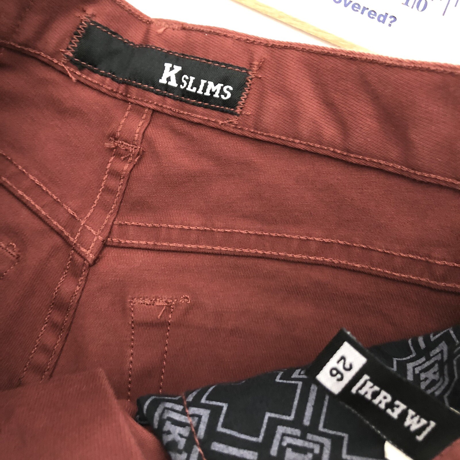 Джинсы KR3W K SLIMS Twill Pants Jeans 