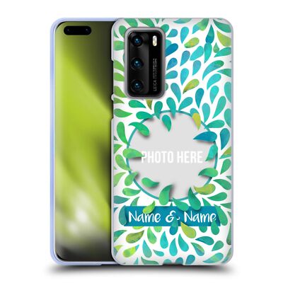 CUSTOM CUSTOMIZED PERSONALIZED DROPLET PATTERNS GEL CASE FOR HUAWEI PHONES 4