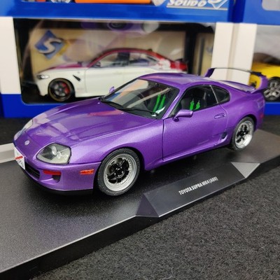 SOLIDO TOYOTA SUPRA MK4 (A80) METALLIC PURPLE 1993 1:18 NEUF BOX S1807607