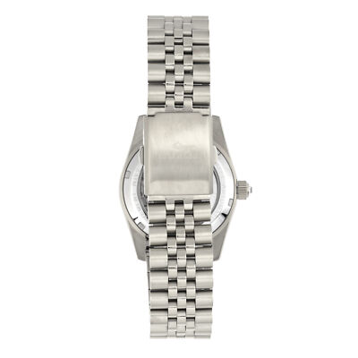 Pre-owned Empress Constance Automatic Bracelet Watch W/date - Silver/blue