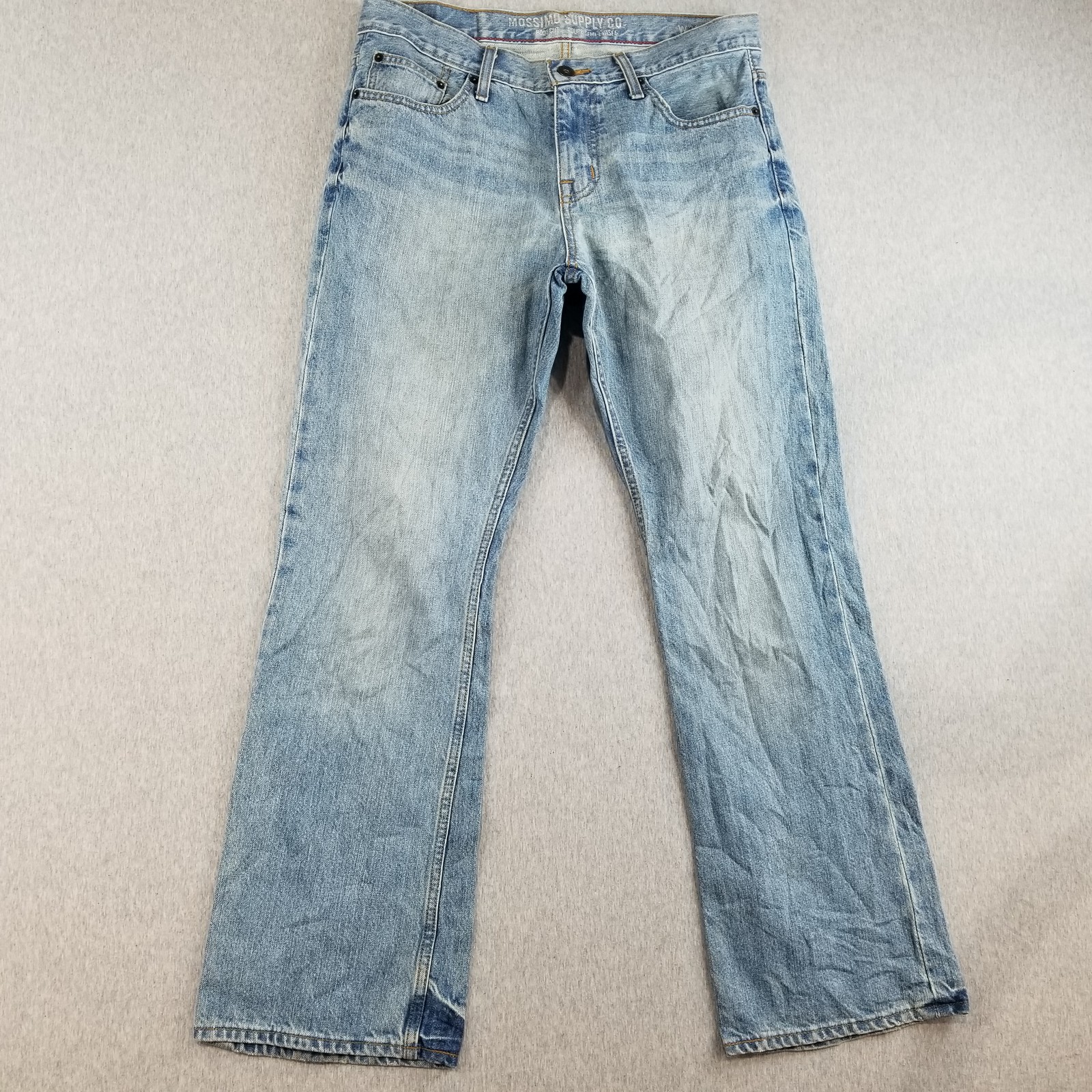 Mossimo Jeans Men's Sz 32x30 VTG Bootcut Med Wash Normcore Workcore Durable Nice