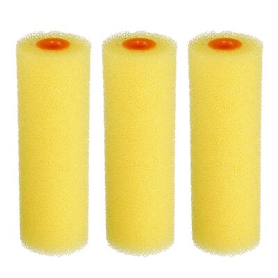 Paint Roller Cover 4 Inch Small Texture Sponge Brush for Household Wall 3Pcs