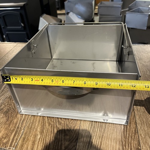 Alaska Coal Stove Ash Pan- Stainless Steel 12.5”x14”x6.5” CS0114