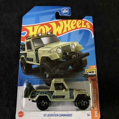 2023 Hot Wheels 1967 Jeepster Commando 94/250 HW Hot Trucks 2/10 Green HKJ02