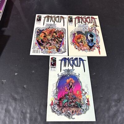 Angela #1-3 Complete Image Comics Set 1994 Spawn 6.5 Avg Dj 030
