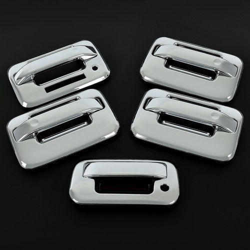 Fit 2004-2014 Ford F150 Chrome 4 Door (With Key Pad) + Tailgate Handle Covers