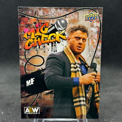 MJF 2023 Upper Deck AEW Mic Check #MC-6