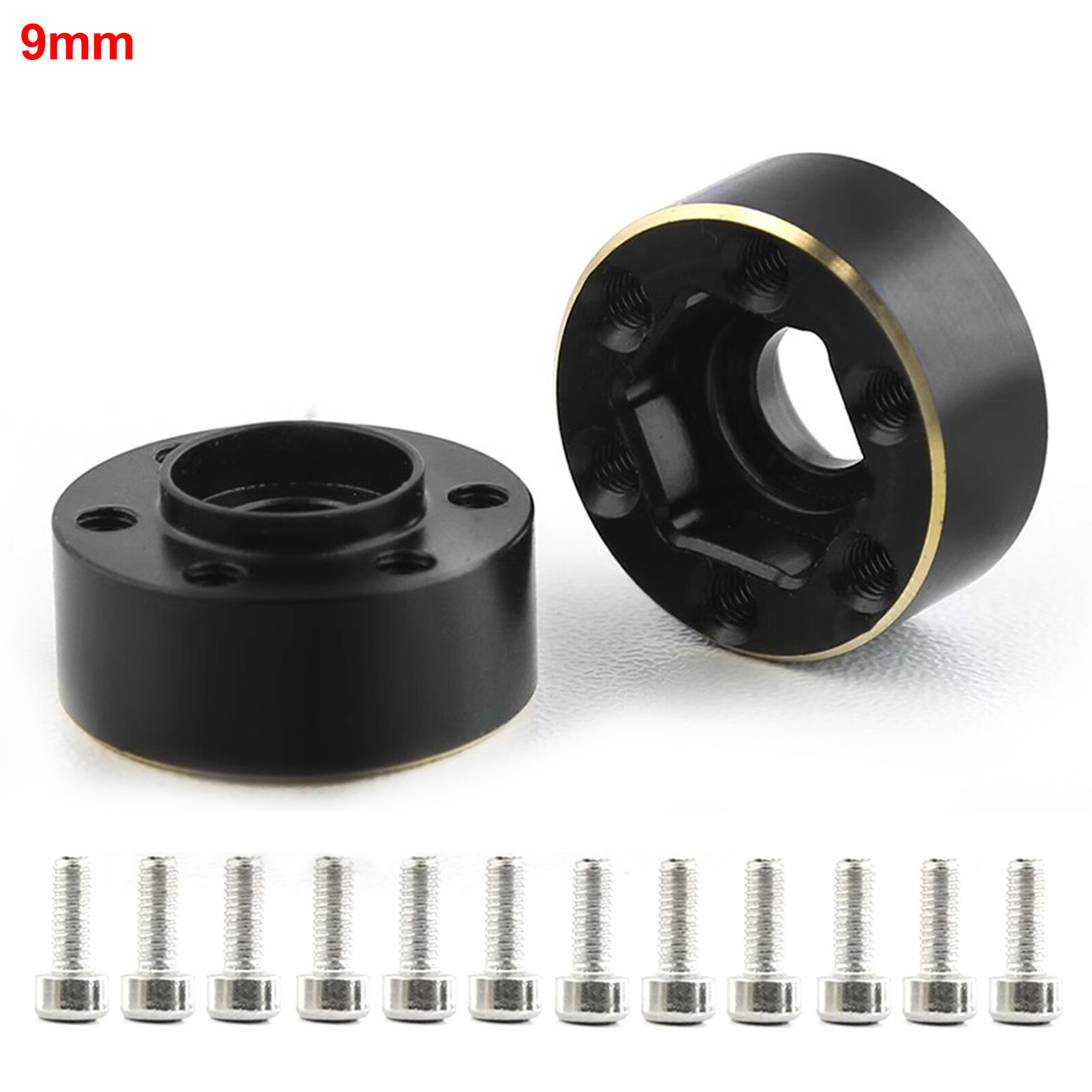 2pcs Barss 12mm Wheel Hex Hub for 1/10 RC Crawler 1.9" 2.2" Wheel Rim TRX4 SCX10