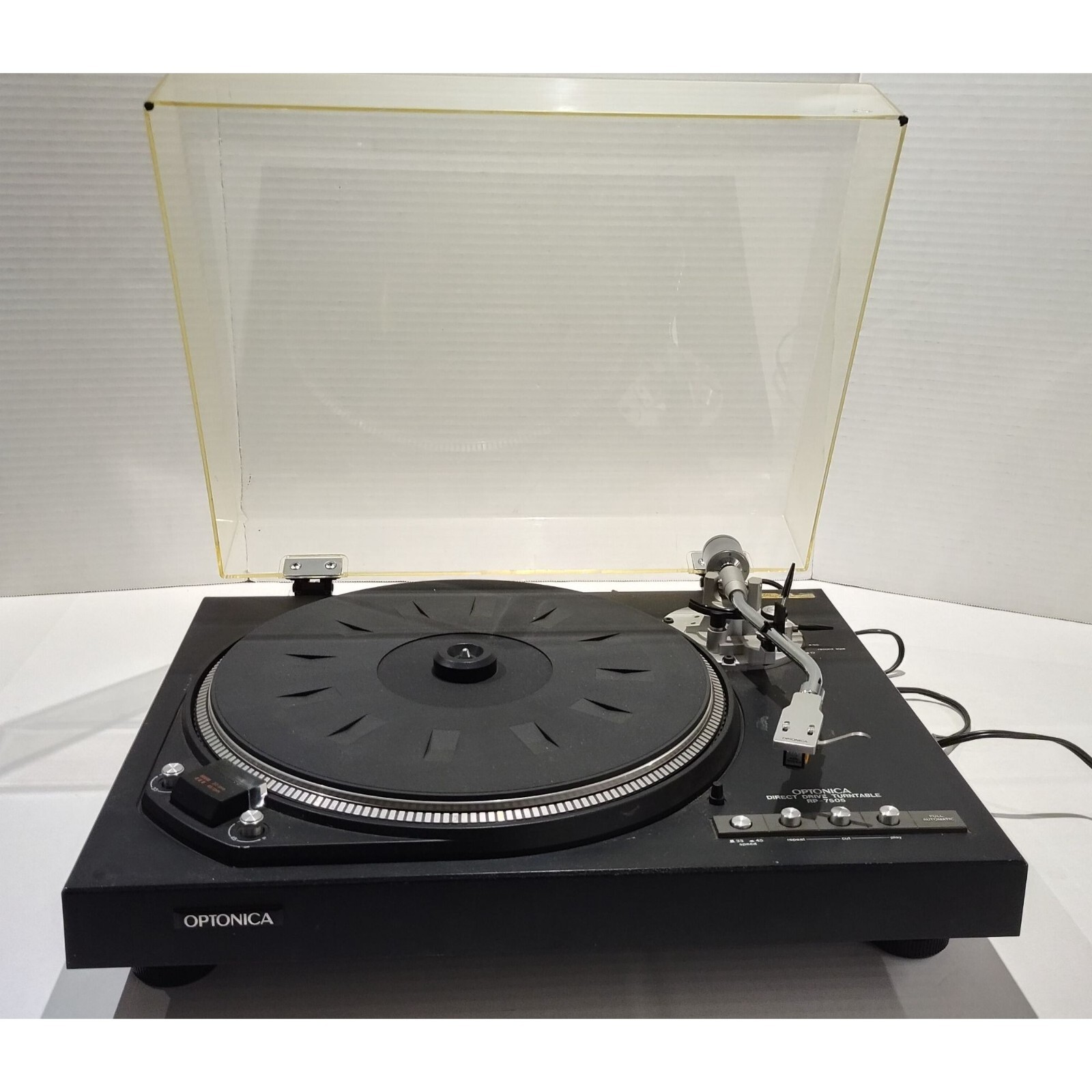 Vintage Rare Sharp Optonica RP-7505 Turntable Record Player 80's