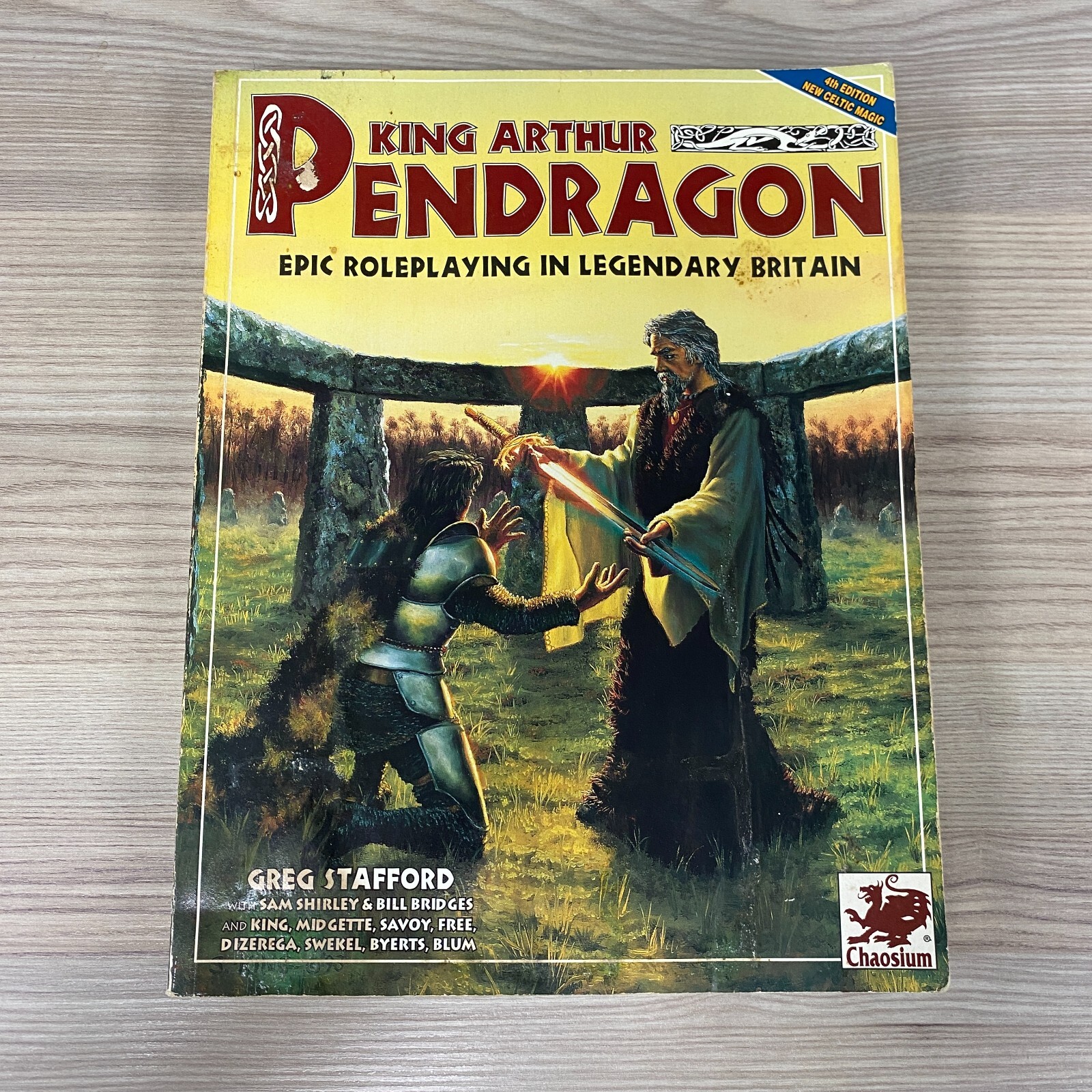 ■未開封新品　KING ARTHER PENDRAGON 4th TRPG Pendragon - Chaos Conventions