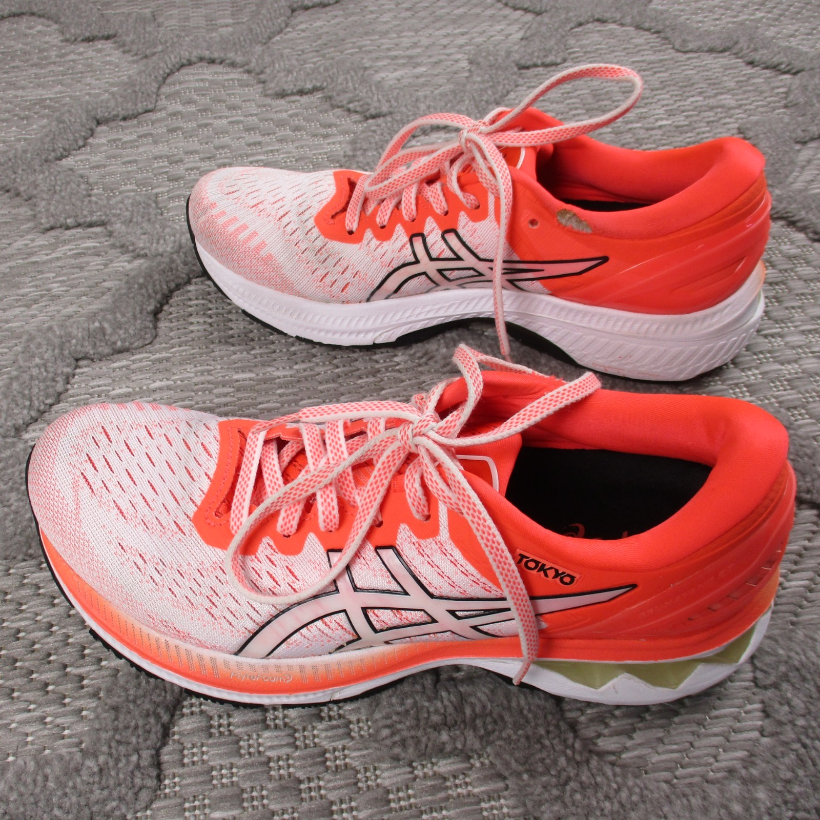 Asics Gel Kayano 27 Tokyo Shoes Womens Sz 9.5 Orange Running
